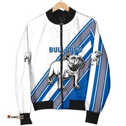 Canterbury-Bankstown Bulldogs Women's Bomber Jacket Simple Style