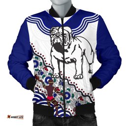 Bulldogs Men Bomber Jacket Indigenous
