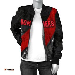Essendon Bomber Jacket For Women Indigenous Bombers - Black