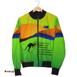 Men's Bomber Jacket - National Color of Australia