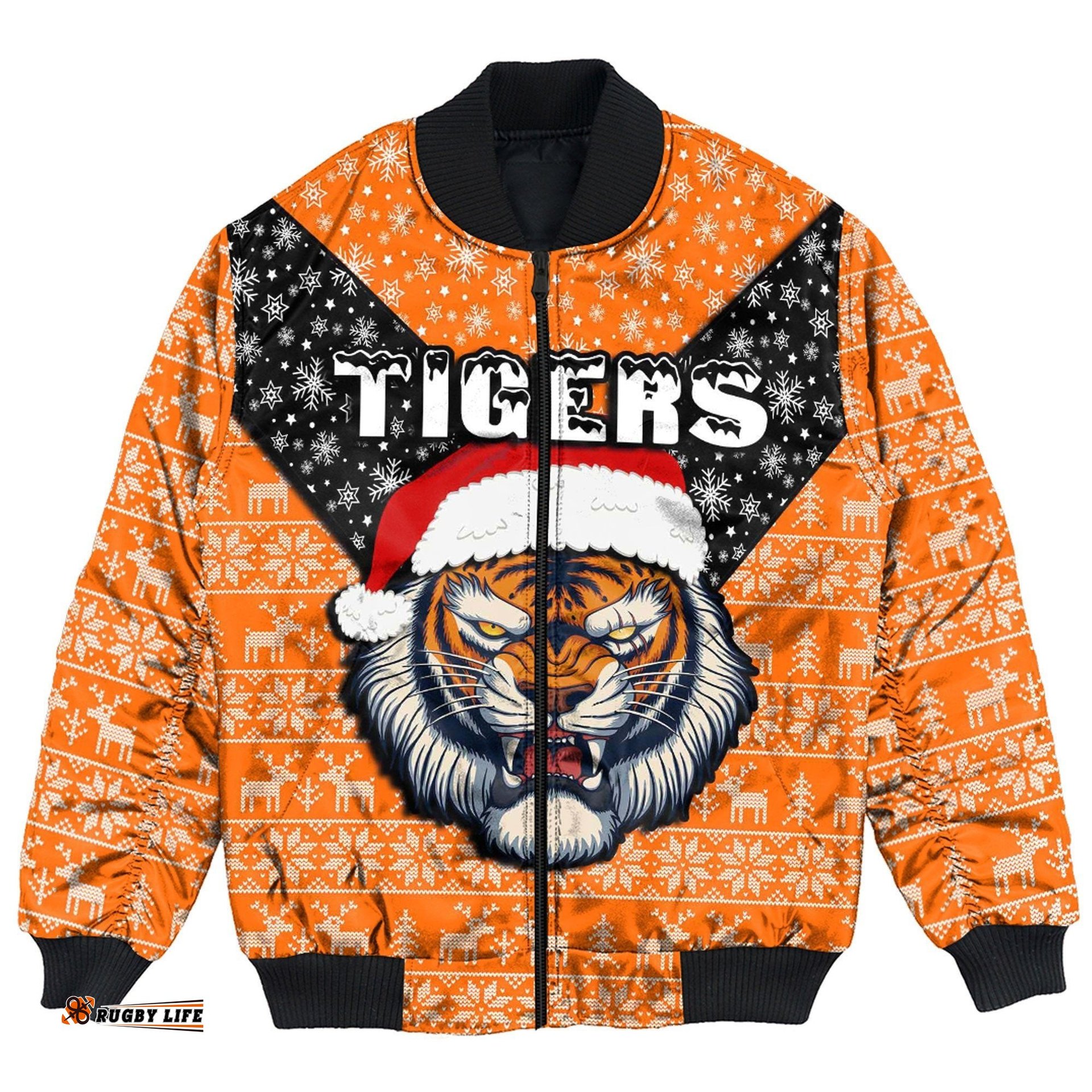 Custom Wests Tigers Aboriginal Tattoo Bomber Jackets