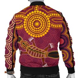 Aboriginal Men's Bomber Jacket - Aboriginal Platypus