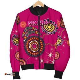 Sydney Women's Bomber Jacket Sixers Indigenous - Magenta