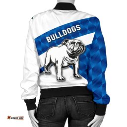 Bulldogs Bomber Jacket Sporty Style For Women