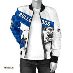 Bulldogs Bomber Jacket Sporty Style For Women