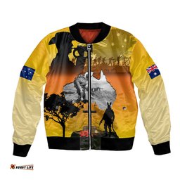 Australia ANZAC Day Bomber Jacket Gallipoli Lest We Forget