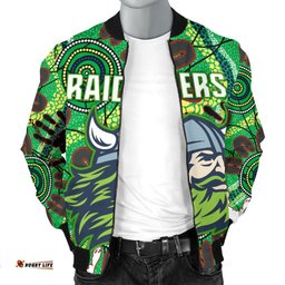 Canberra Men's Bomber Jacket Raiders Indigenous 2