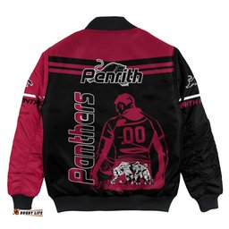 Penrith Panthers Bomber Jacket Personalized Pentagon Style- NRL