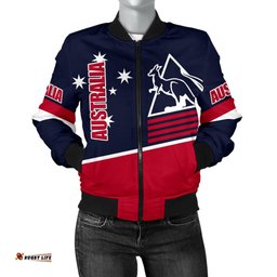 Bomber Jacket - Southern Cross Australia Jacket Kangaroo Symbol - Women