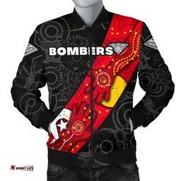 Bombers Naidoc Week Men's Bomber Jacket Essendon Ingenious