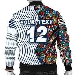 Custom Personalised Geelong Naidoc Week Men's Bomber Jacket Cats Indigenous Version Special