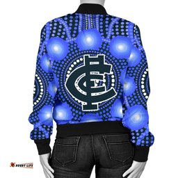 Blues Women Bomber Jacket Carlton Bright Indigenous