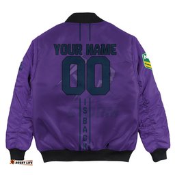 Melbourne Storm Bomber Jacket Personalized Rugby For Fan - NRL