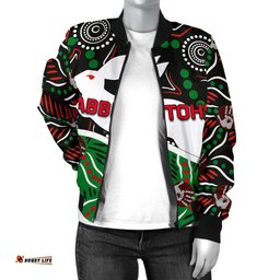Rabbitohs Women Bomber Jacket Aboriginal