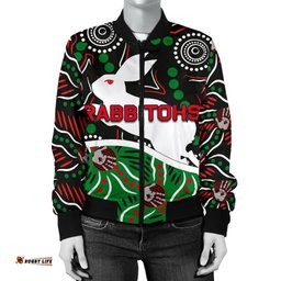 Rabbitohs Women Bomber Jacket Aboriginal