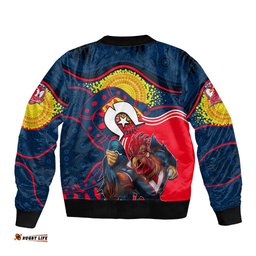 Roosters Mascot NRL Bomber Jacket NAIDOC