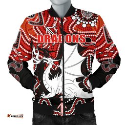 Dragons Men's Bomber Jacket St. George Indigenous Limited