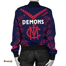 Melbourne Demons Indigenous Women Bomber Jacket Football