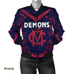 Melbourne Demons Indigenous Women Bomber Jacket Football