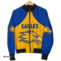 Eagles Bomber Jacket West Coast For Women - Gold