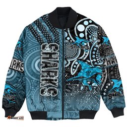 Cronulla-Sutherland Sharks Sporty Style Bomber Jackets