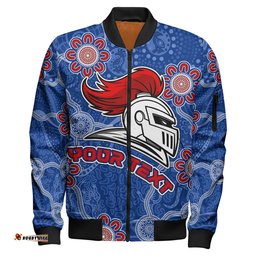 Knights Rugby Bomber Jacket - Custom Aboriginal Rugby Knights Bomber Jacket RLT13