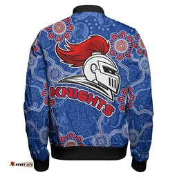 Knights Rugby Bomber Jacket - Custom Aboriginal Rugby Knights Bomber Jacket RLT13