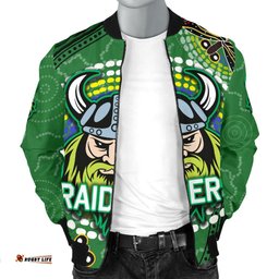 Raiders Men Bomber Jacket Aboriginal