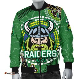 Raiders Men Bomber Jacket Aboriginal