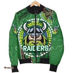 Raiders Men Bomber Jacket Aboriginal