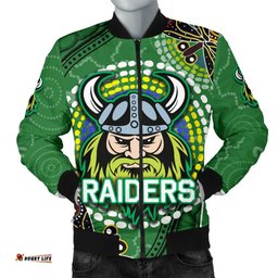 Raiders Men Bomber Jacket Aboriginal