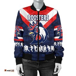 Sydney Women's Bomber Jacket Roosters Anzac Style