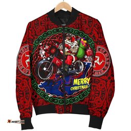 Isle of Man Tourist Trophy races Men's Bomber Jacket - Merry Christmas Special Version
