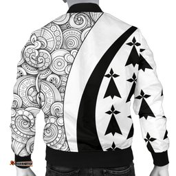 Men Bomber Jacket - Brittany White Style