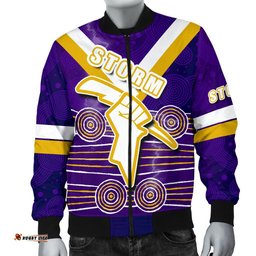 Storm Men Bomber Jacket Indigenous Melbourne