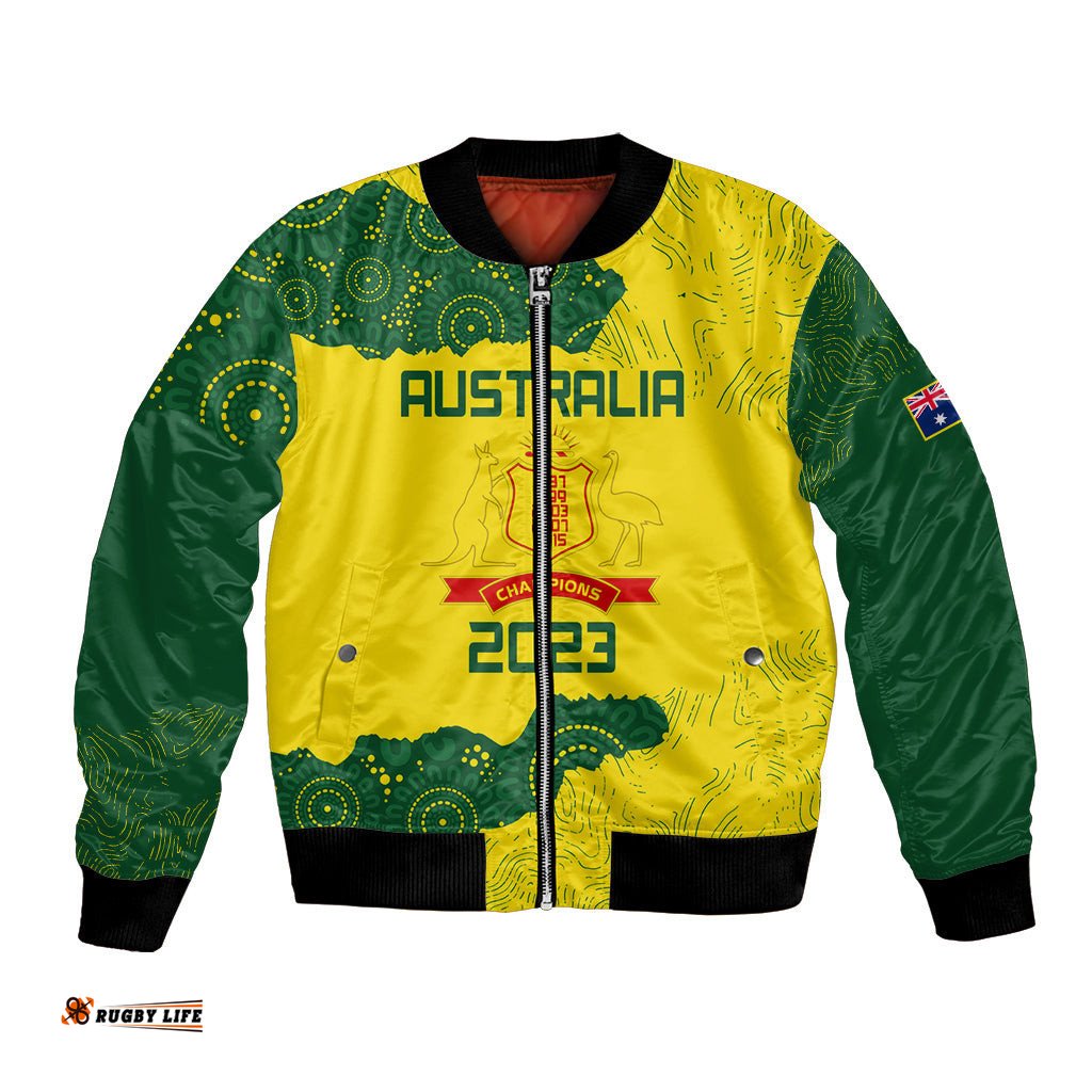 Custom Australia Cricket Bomber Jacket History Commemorative World Cup Winners