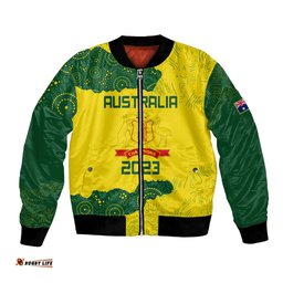 Custom Australia Cricket Bomber Jacket History Commemorative World Cup Winners