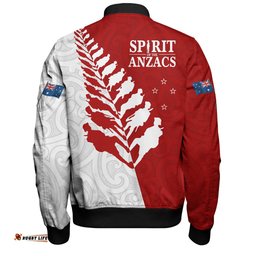 Australia Anzac Day Custom Bomber Jacket - Spirit Of The Anzacs Bomber Jacket