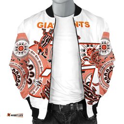 GWS Giants Men's Bomber Jacket Simple Indigenous