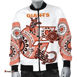 GWS Giants Men's Bomber Jacket Simple Indigenous