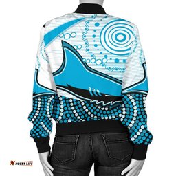 Sharks Women Bomber Jacket Cronulla Indigenous Unique