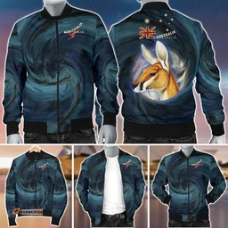 Bomber Jacket - Kangaroo Jacket Aus Flag - Men