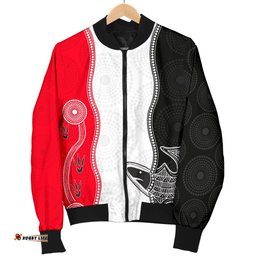 ST Kilda Men's Bomber Jacket Aboriginal
