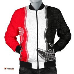 ST Kilda Men's Bomber Jacket Aboriginal