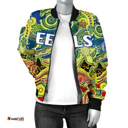 Parramatta Women's Bomber Jacket Eels Unique Indigenous