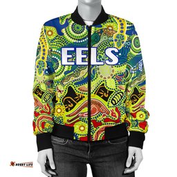 Parramatta Women's Bomber Jacket Eels Unique Indigenous