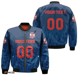 Sydney Roosters Bomber Jacket Logo Sport Ombre - NRL