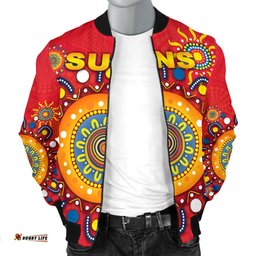 Gold Coast Men Bomber Jacket Suns Indigenous