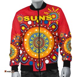 Gold Coast Men Bomber Jacket Suns Indigenous