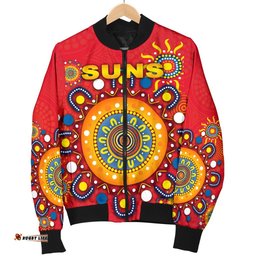 Gold Coast Men Bomber Jacket Suns Indigenous